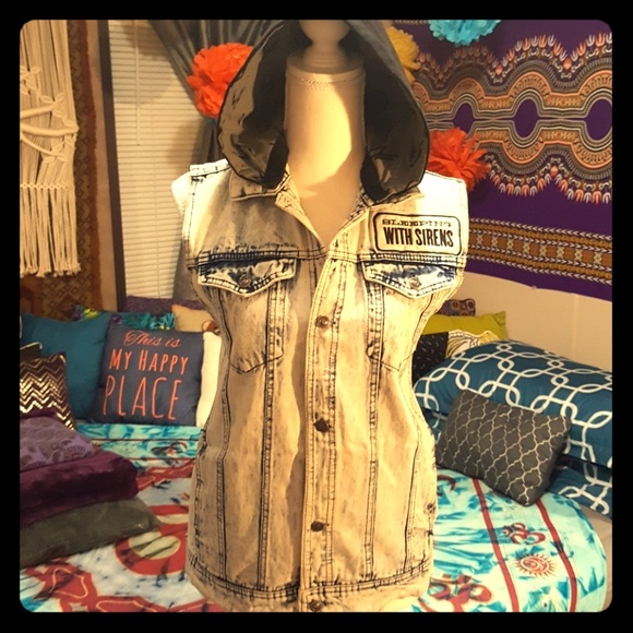 Jackets & Blazers - Sleeping with Sirens Jean Vest